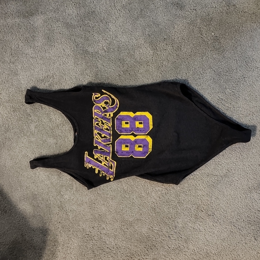 Lakers one piece leotard